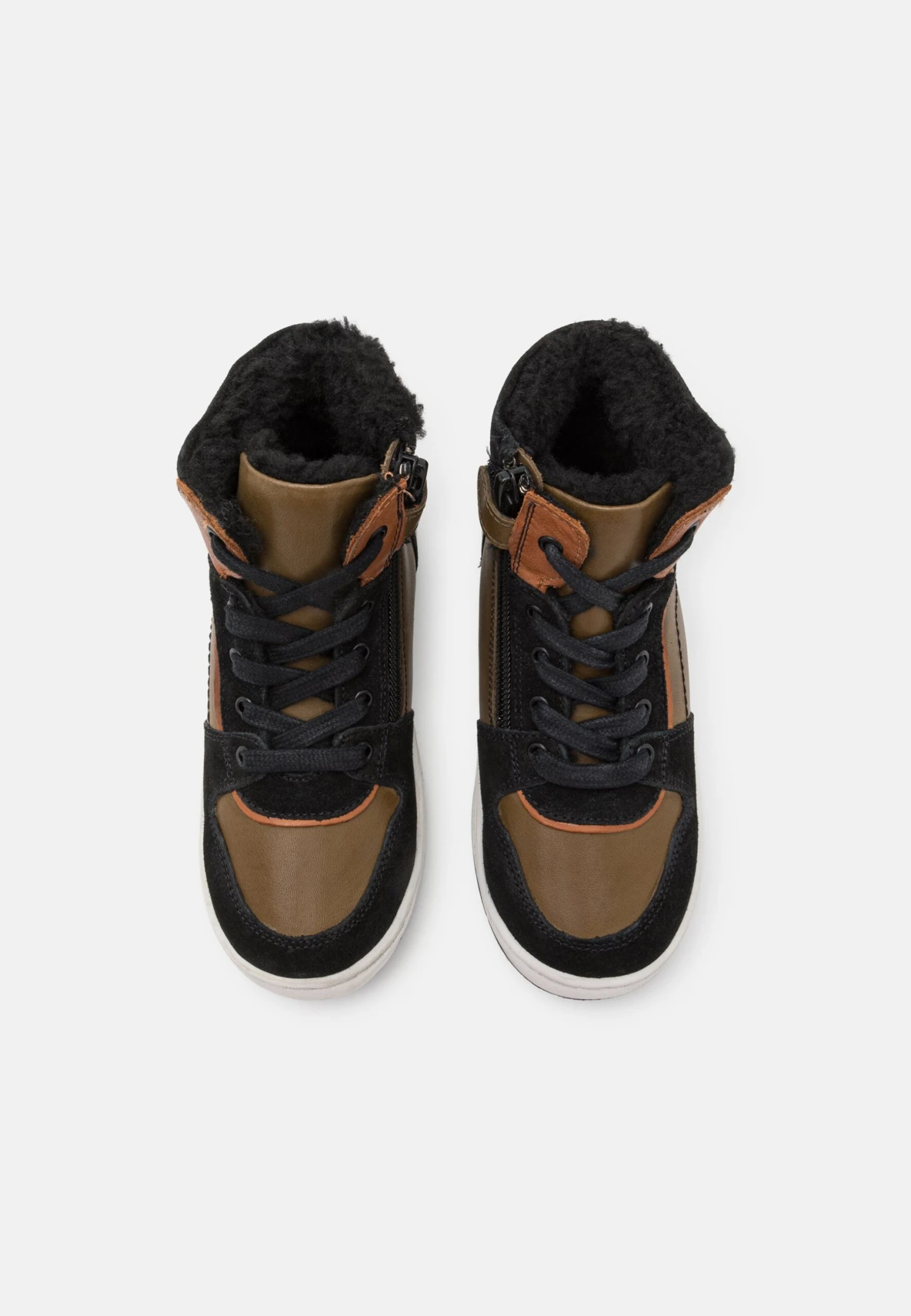 Friboo Leather - Sneakers Hoog - Multi-Coloured 4 Friboo Leather - Sneakers Hoog - Multi-Coloured - Afbeelding 4