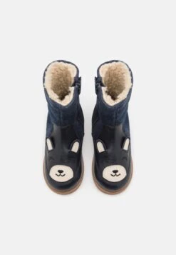Friboo Leather - Snowboots- Dark Blue -Friboo Winkel 1ce030d690724b24854ea0c27c645273