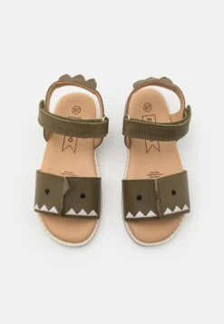 Friboo Leather - Sandalen - Khaki -Friboo Winkel 46c85459a8a447988b1577291a5411cd