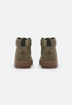 Friboo Leather - Veterboots - Khaki -Friboo Winkel 5bdc384de9404967ae91ca50f55fc7cd