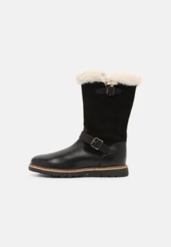 Friboo Leather - Snowboots- Black