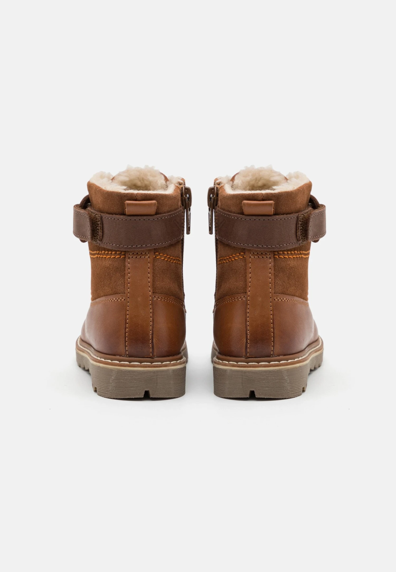 Friboo Leather - Veterboots - Cognac 3 Friboo Leather - Veterboots - Cognac - Afbeelding 3