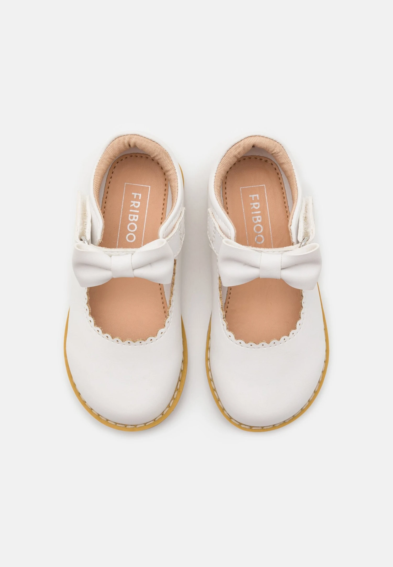 Friboo Ballerina'S Met Enkelbandjes - White 4 Friboo Ballerina'S Met Enkelbandjes - White - Afbeelding 4