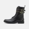 Friboo Leather Booties - Veterboots - Black